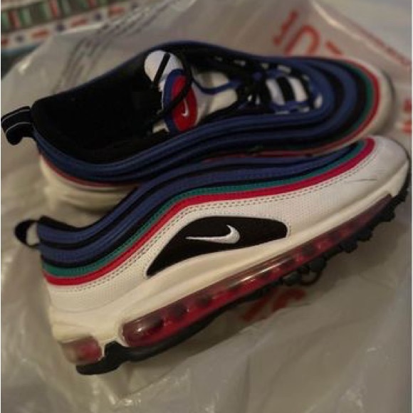 Nike Kids Air Max 97 Multicolor Sneakers - Picture 1 of 6